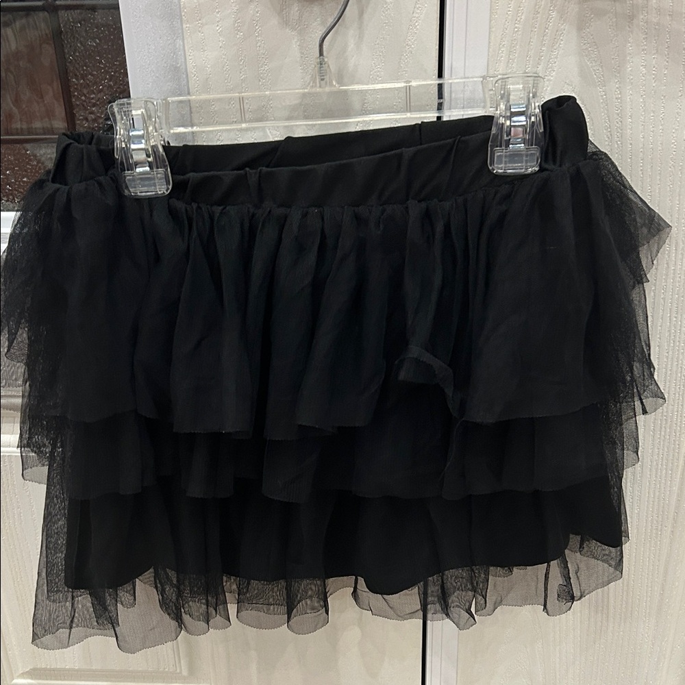 Spirit Black Layered Tulle Skirt